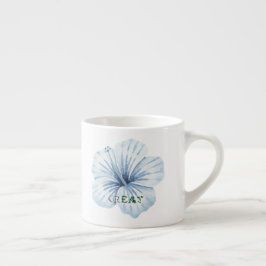 Stor blomma espressomugg