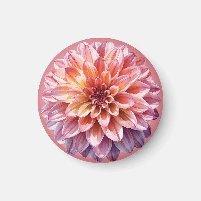 Stor blomma magnet (Framsidan)