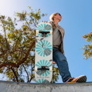 Stor blommaSkateboard Skateboard Bräda 21,5 Cm