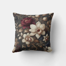 Stor Blommigt Motif Design Mönster 2