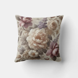 Stor Blommigt Motif DESIGN Mönster 9 Kudde