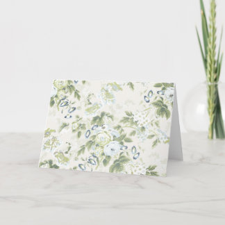 Stor blomstjälkssalvia chintz, gammal ros kort