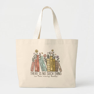 Stor Bok Tote Bag Jumbo Tygkasse