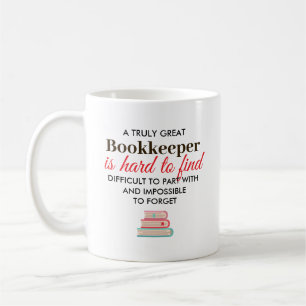 Stor bokföringspresent med personligt namn kaffemugg