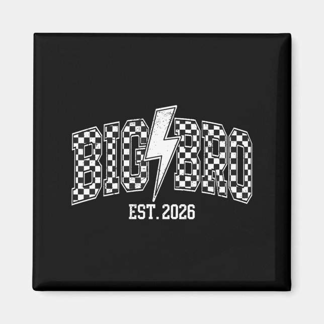 Stor Bror Est 2026 Nytt Big Brother Tillkännagivan Magnet (Framsidan)