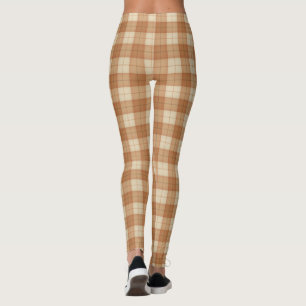 Stor brun play Tartan Cute Leggings