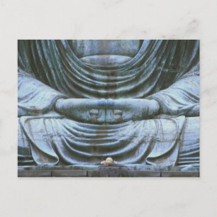 Stor Buddha detalj, Kotokuji tempel, Kamakura, 2 Vykort
