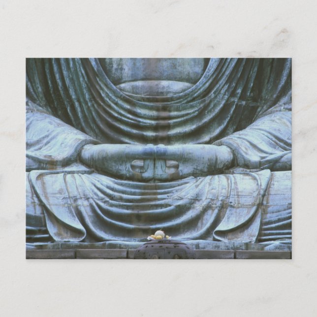 Stor Buddha detalj, Kotokuji tempel, Kamakura, 2 Vykort (Framsida)