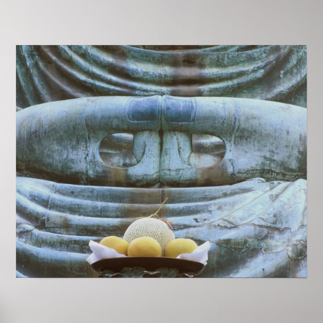Stor Buddha-detalj, Kotokuji-templet, Kamakura, Poster (Framsidan)
