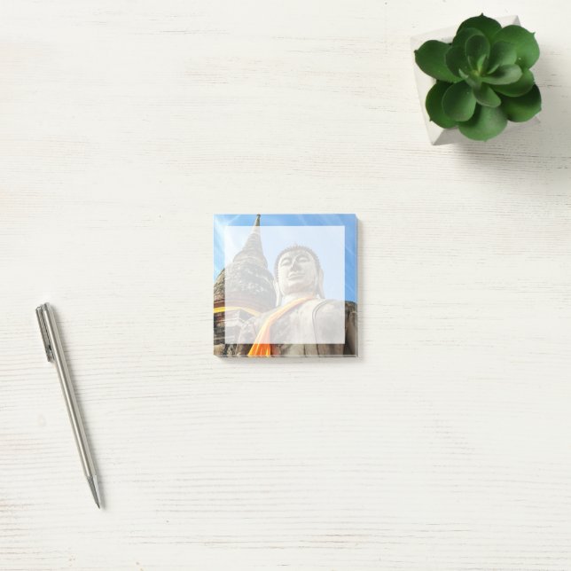 Stor Buddha i Ayutthaya, Thailand Post-it Block (Kontor)