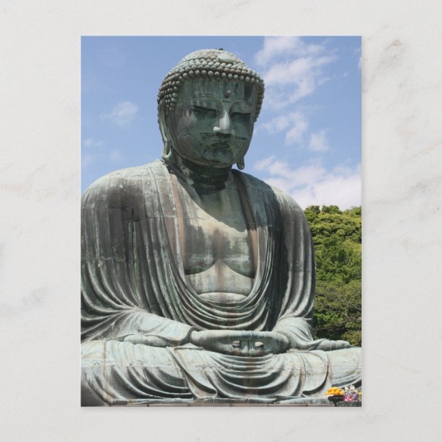 stor buddha kamakura vykort (Framsida)