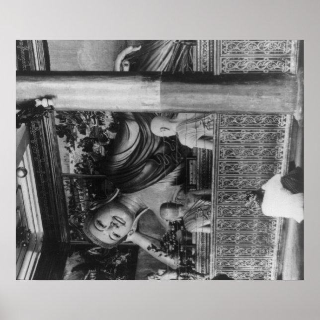 Stor Buddha-staty i Thailand Fotografi Poster (Framsidan)