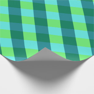 Stor buffelkontroll, aqua, kricka och presentpapper