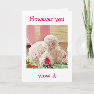 STOR BUNNY BUTT OCH STOR PÅSK ÖNSKAR FÖR DIG HELGKORT