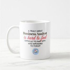 Stor Business Analyst Personlig Namnpresent Kaffemugg