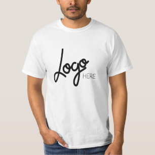 Stor Business Logotyp Modern Manar White T Shirt