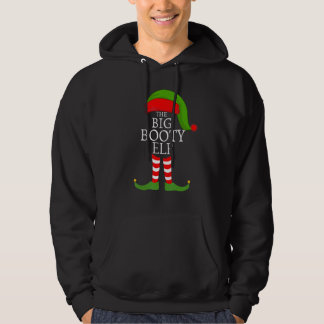 Stor byst Elf Matchande familjegrupp juldel Hoodie