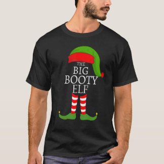 Stor byst Elf Matchande familjegrupp juldel T Shirt