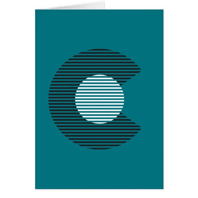 stor c hälsningskort (Framsidan)