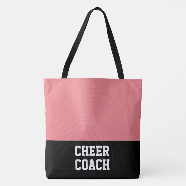 Stor Cheer Coach Tote Bag Tygkasse (Framsida)
