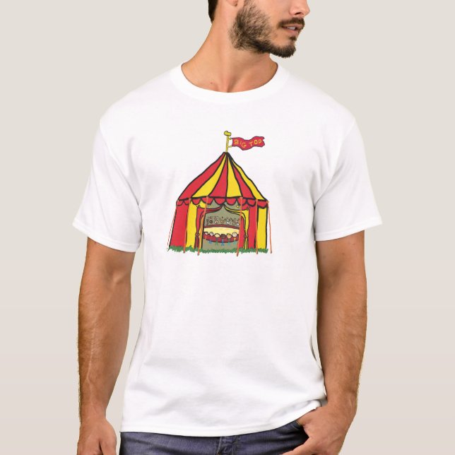 Stor cirkus tält t shirt (Framsida)