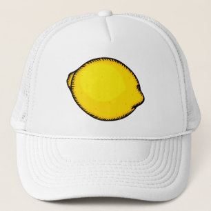 Stor citron truckerkeps