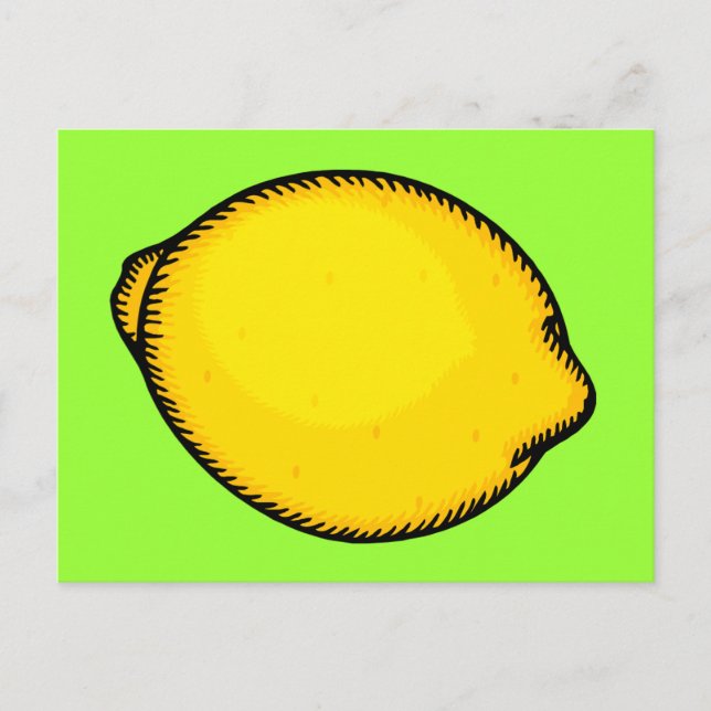 Stor citron vykort (Framsida)