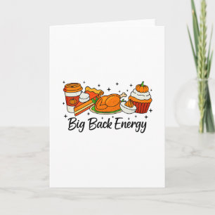 Stor Ck Energy Thanksgiving Kalkon Pumpapaj Höst Kort