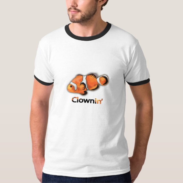 stor clown-fisk t-shirt (Framsida)