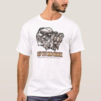 Stor Corvette för kvarter 427 L71 motor Tee Shirt