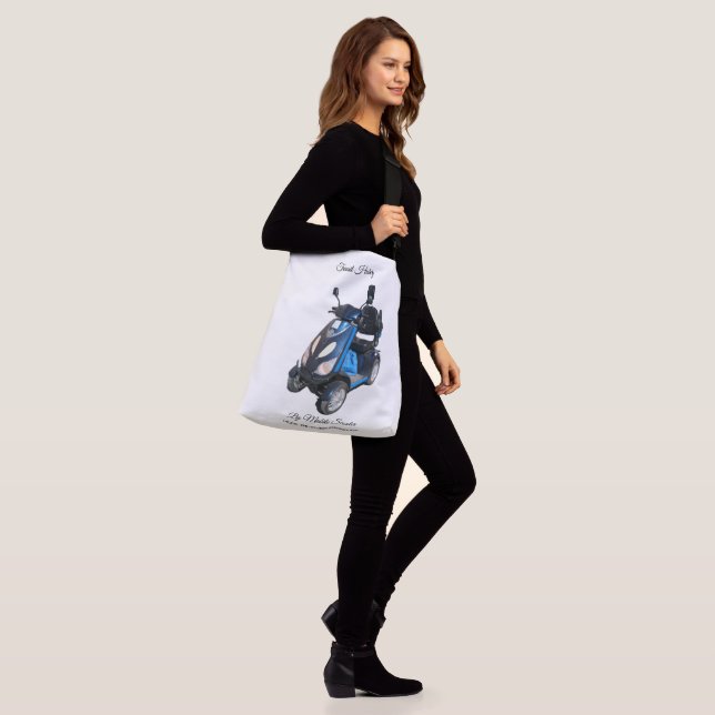 Stor crossbody-väska axelväska (På modell)