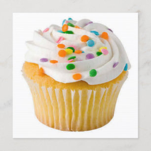 Stor Cupcake populär Inbjudningar