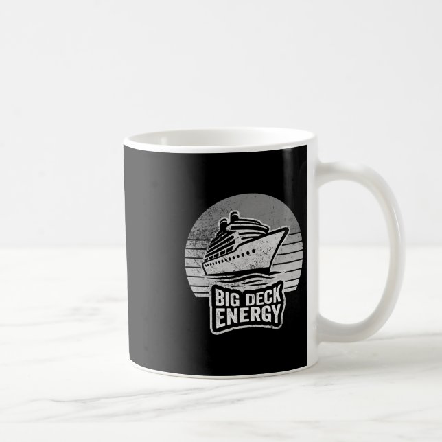 Stor Däck Energi Kryssningsfartyg Rolighet  Kaffemugg (Höger)