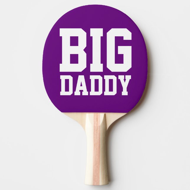 STOR DADDY, PONG PADDLES FÖR PAPPA PINGISRACKET (Framsidan)