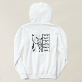 Stor, dålig Varg Motivational T-shirt Hoodie