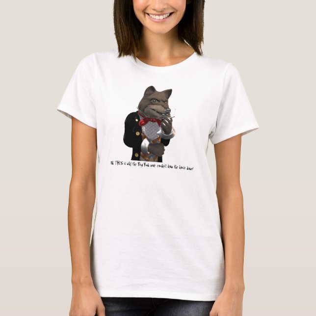 Stor dåligavarg t-shirt (Framsida)