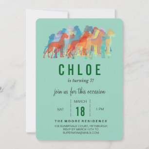 Stor Dansk-födelsedagsinbjudan Inbjudningar