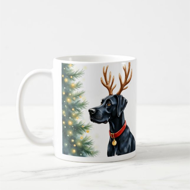 Stor Dansk Julmugg Kaffemugg (Vänster)