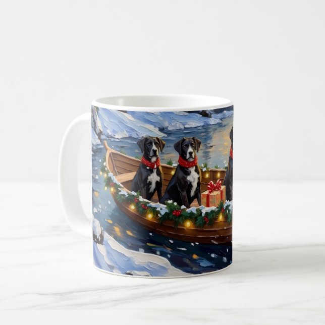 Stor Danskt Julbåtshögtid Kaffemugg (Framsida vänster)