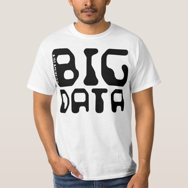 Stor dataforskare t-shirt (Framsida)
