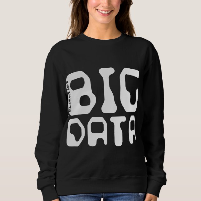 Stor dataforskare tee shirt (Framsida)