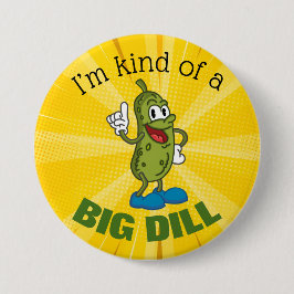 Stor Dill Gurka Puns Knapp