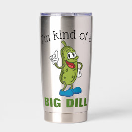Stor Dill Gurka Puns Vattenflaska
