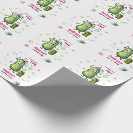 Stor dillgurka tjej födelsedag alla åldrar presentpapper