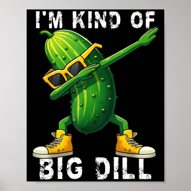 Stor dillpickle dabba Halloween-gurka Poster (Framsidan)
