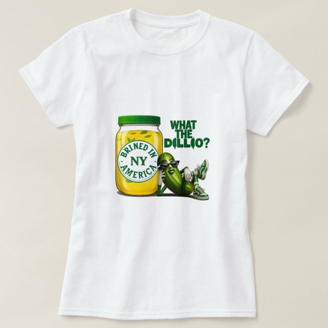 Stor Dillpickle Saltad i Amerika T-Shirt (Design framsida)