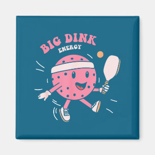 Stor Dink Energi Ckleball Rolig Ckle Boll Älskare Magnet