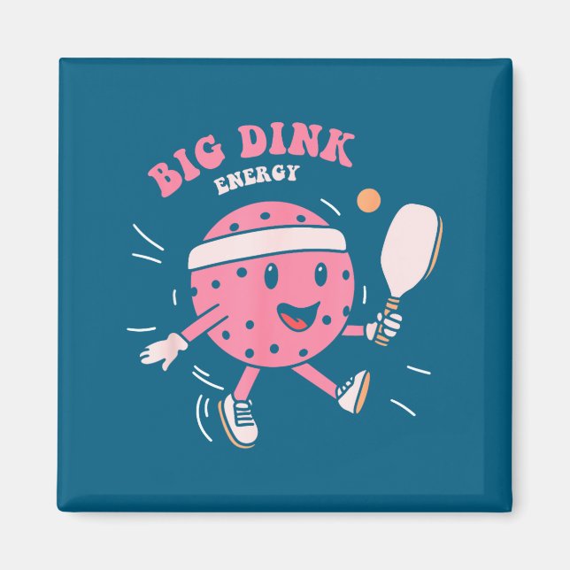 Stor Dink Energi Ckleball Rolig Ckle Boll Älskare  Magnet (Framsidan)