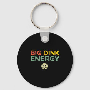 Stor dink energi pickleball rolig pickle ball älsk nyckelring