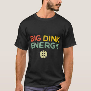 Stor dink energi pickleball rolig pickle boll älsk t shirt